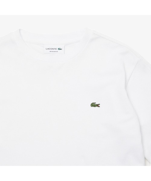 LACOSTE(ラコステ)の「鹿の子クルーネックTシャツ(半袖)(Tシャツ/カットソー・メンズ・ホワイト/ブラック/ネイビー/グレー・2/3/5/4)」の7枚目の写真