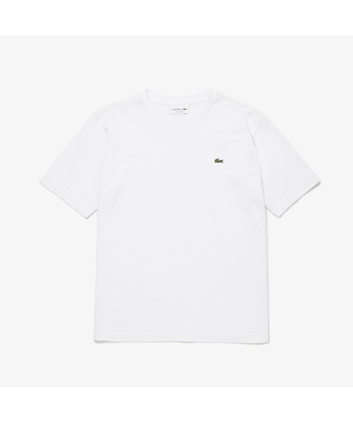 LACOSTE(ラコステ)の「鹿の子クルーネックTシャツ(半袖)(Tシャツ/カットソー・メンズ・ホワイト/ブラック/ネイビー/グレー・2/3/5/4)」の8枚目の写真