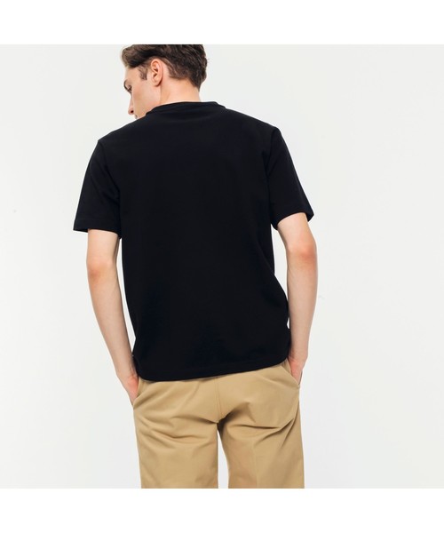LACOSTE(ラコステ)の「鹿の子クルーネックTシャツ(半袖)(Tシャツ/カットソー・メンズ・ホワイト/ブラック/ネイビー/グレー・2/3/5/4)」の9枚目の写真