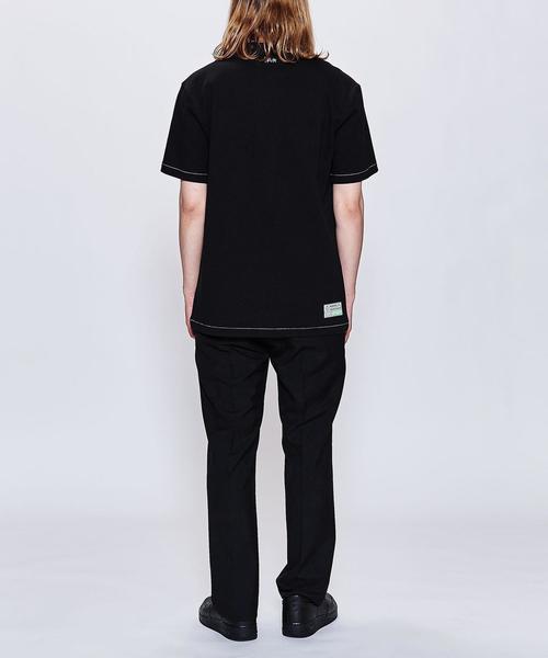 ADER error(アーダーエラー)の「<ADER error> S/O CROP TOP/Tシャツ(Tシャツ/カットソー・メンズ・ブラック・2/1)」の12枚目の写真