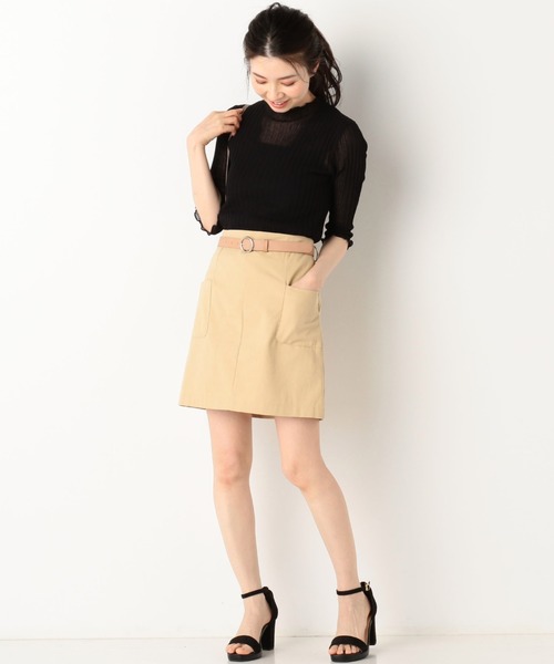 archives(アルシーヴ)の「シアーニットトップス(ニット/セーター・レディース・ブラック/ブルー/グリーン/アイボリー・MEDIUM)」の17枚目の写真