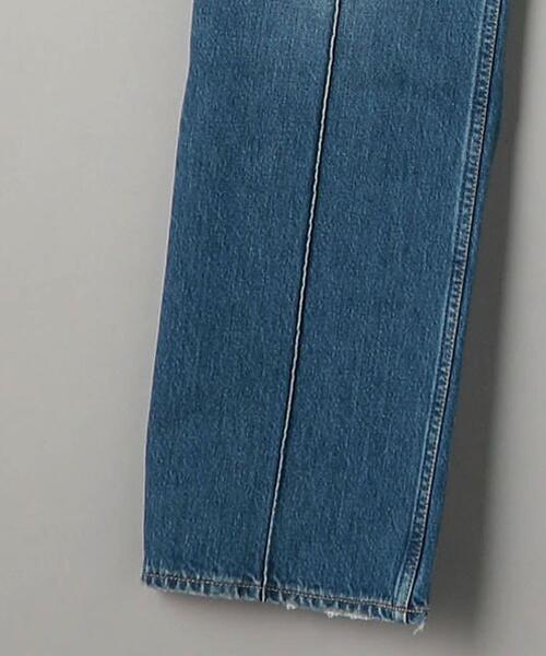 ブルーデニム ストレートパンツ our legacy OUR LEGACY | 70S CUT / MID BLUE CREASE DENIM フレアデニムパンツ