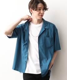 JUNRED | バンブーブレンドオープンカラーシャツ(シャツ/ブラウス)