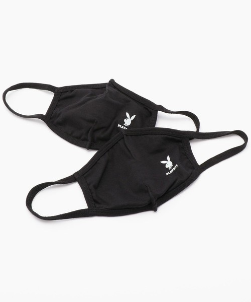 FREAK'S STORE(フリークスストア)の「PlayBoy / プレイボーイ ロゴマスク 2SET(マスク・メンズ・ホワイト/ブラック・フリ-)」の2枚目の写真