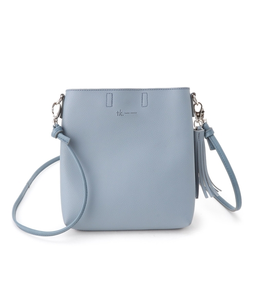 tk.TAKEO KIKUCHI（ティーケータケオキクチ）の「スクエアポシェット/ショルダーバッグ（ショルダーバッグ・メンズ・ブラック/キャメル/ライトグリーン/ライトブルー/ブラック系3・00）」の7枚目の写真