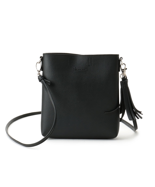 tk.TAKEO KIKUCHI（ティーケータケオキクチ）の「スクエアポシェット/ショルダーバッグ（ショルダーバッグ・メンズ・ブラック/キャメル/ライトグリーン/ライトブルー/ブラック系3・00）」の9枚目の写真