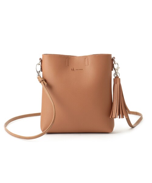 tk.TAKEO KIKUCHI（ティーケータケオキクチ）の「スクエアポシェット/ショルダーバッグ（ショルダーバッグ・メンズ・ブラック/キャメル/ライトグリーン/ライトブルー/ブラック系3・00）」の10枚目の写真