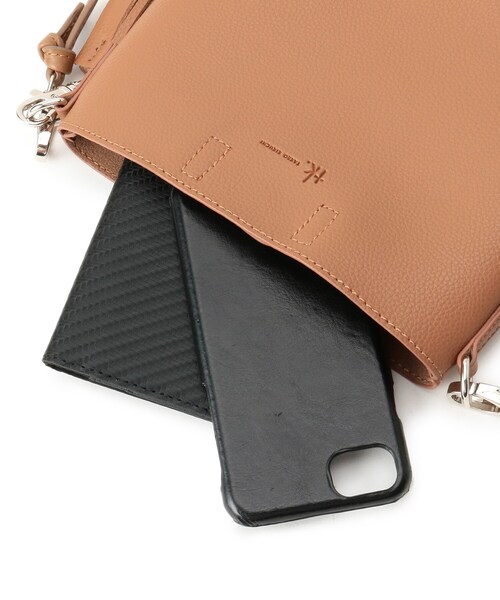 tk.TAKEO KIKUCHI（ティーケータケオキクチ）の「スクエアポシェット/ショルダーバッグ（ショルダーバッグ・メンズ・ブラック/キャメル/ライトグリーン/ライトブルー/ブラック系3・00）」の21枚目の写真