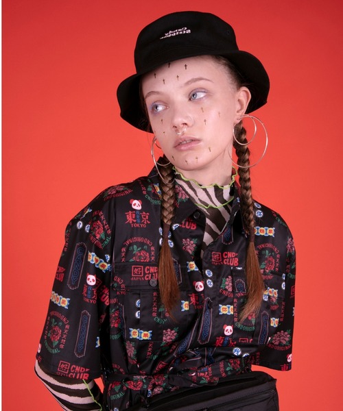 Candy Stripper（キャンディストリッパー）の「【NEW ERA×Candy Stripper】CANDY LOGO BUCKET（ハット・レディース・ブラック・FREE）」の3枚目の写真