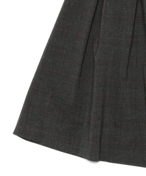 Ray BEAMS（レイビームス）の「Ray BEAMS / グレンチェック　タックスカート（スカート・レディース・ライトグレー/チャコールグレー・0/1）」の11枚目の写真