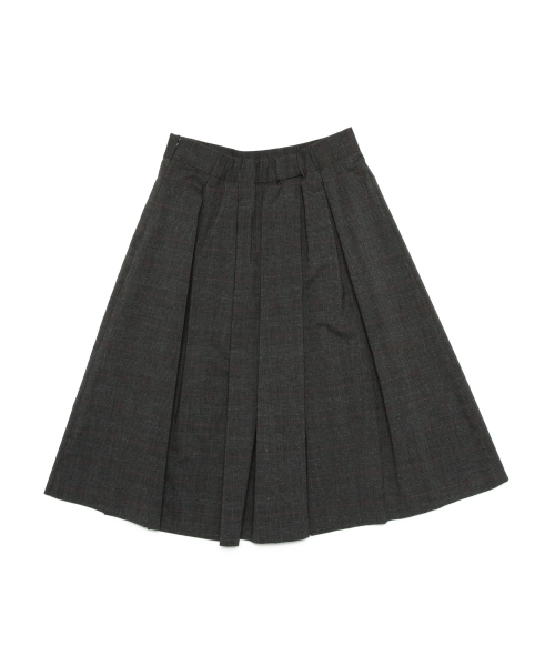 Ray BEAMS（レイビームス）の「Ray BEAMS / グレンチェック　タックスカート（スカート・レディース・ライトグレー/チャコールグレー・0/1）」の13枚目の写真