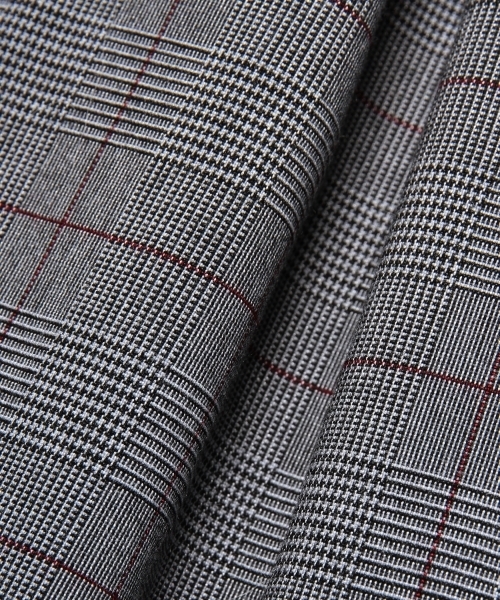 Ray BEAMS（レイビームス）の「Ray BEAMS / グレンチェック　タックスカート（スカート・レディース・ライトグレー/チャコールグレー・0/1）」の8枚目の写真