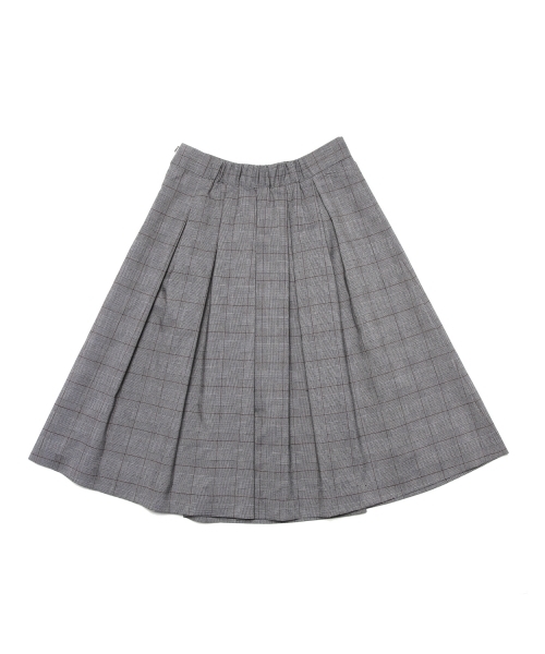 Ray BEAMS（レイビームス）の「Ray BEAMS / グレンチェック　タックスカート（スカート・レディース・ライトグレー/チャコールグレー・0/1）」の9枚目の写真