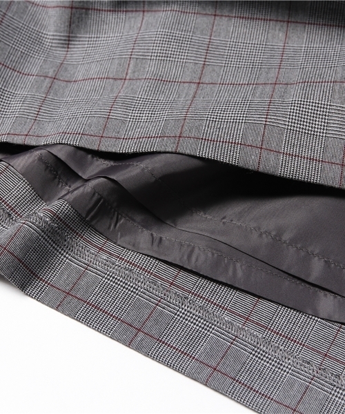 Ray BEAMS（レイビームス）の「Ray BEAMS / グレンチェック　タックスカート（スカート・レディース・ライトグレー/チャコールグレー・0/1）」の17枚目の写真