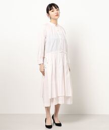 べんがら　ベルボタンシャツ