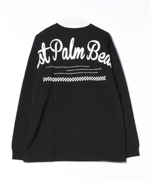 B.I.D.(ビーアイディー)の「バックプリントドルマンスリーブTシャツ(Tシャツ/カットソー・メンズ・ホワイト/ブラック/ベージュ・MEDIUM/LARGE)」の4枚目の写真