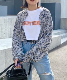 WHO'S WHO gallery | ファンシーヤーン2WAYトップス(カーディガン/ボレロ)