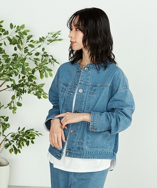 ONIGIRI（オニギリ）の「デニムブルゾン（デニムジャケット）」 - WEAR
