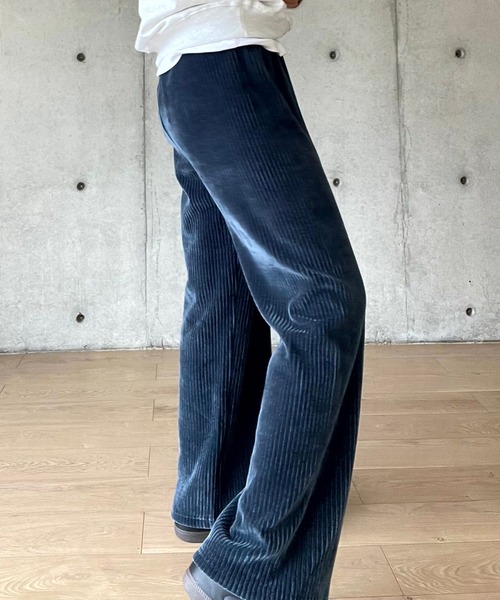 Girly Doll（ガーリードール）の「コーデュロイパンツ（その他パンツ・レディース・ホワイト/ブラック/ダークブルー/グレー/ブラウン/モカ・M/L）」の20枚目の写真
