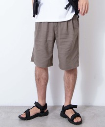 WEGO/麻レーヨンショートパンツ