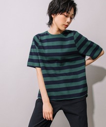 Munich | コットンボーダー　フレアTシャツ(Tシャツ/カットソー)