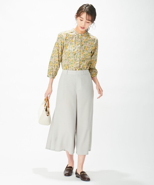 J.PRESS(ジェイプレス)の「【洗える】シックアンドシンボイル パンツ(その他パンツ・レディース・ベージュ系/スモーキーグリーン系/ネイビー系・9/11/7)」の6枚目の写真