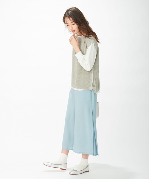 J.PRESS(ジェイプレス)の「【洗える】シックアンドシンボイル パンツ(その他パンツ・レディース・ベージュ系/スモーキーグリーン系/ネイビー系・9/11/7)」の9枚目の写真