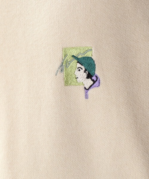 RAGEBLUE(レイジブルー)の「ワンポイント刺繍ニットクルー/934868(ニット/セーター・メンズ・オフホワイト/ライトグリーン/ピンク・FREE)」の19枚目の写真