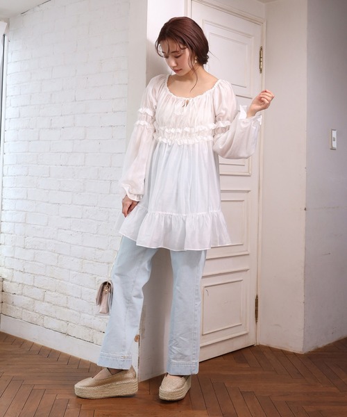 one after another NICE CLAUP（ワンアフターアナザーナイスクラップ）の「ジュート厚底フラットシューズ（その他シューズ・レディース・ブラック/モカ/ゴールド・SMALL/MEDIUM/LARGE）」の12枚目の写真