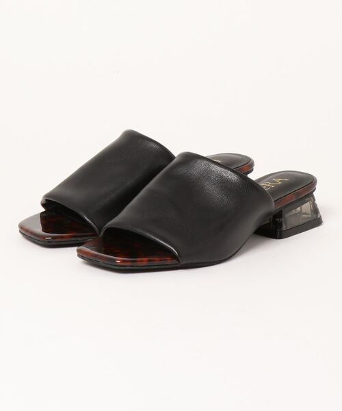 GeeRA（ジーラ）の「クリアヒールストレッチサンダル（サンダル・レディース・アイボリー/グリーン/ブラック・SMALL/LARGE/MEDIUM/X-LARGE）」の3枚目の写真