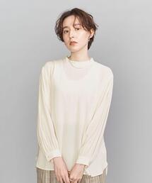 BEAUTY&YOUTH UNITED ARROWS（ビューティーアンドユースユナイテッドアローズ）の「BY ジョーゼットスタンドカラーブラウス（シャツ/ブラウス）」