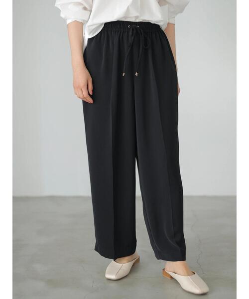 AMERICAN HOLIC（アメリカンホリック）の「センタータックドロストとろみパンツ　＊（その他パンツ・レディース・ブラック/パープル/グレイッシュベージュ/その他14・L/M）」の9枚目の写真