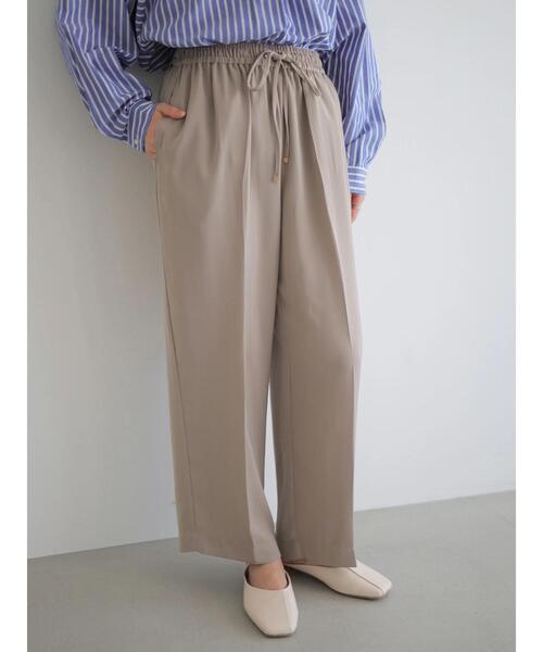 AMERICAN HOLIC（アメリカンホリック）の「センタータックドロストとろみパンツ　＊（その他パンツ・レディース・ブラック/パープル/グレイッシュベージュ/その他14・L/M）」の10枚目の写真