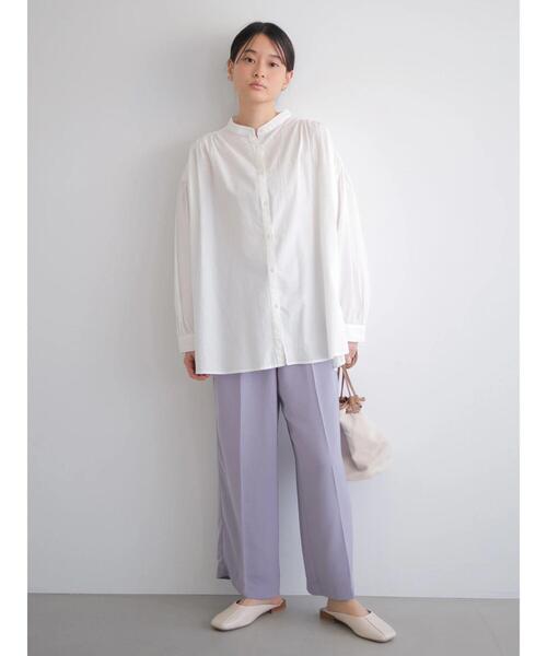 AMERICAN HOLIC（アメリカンホリック）の「センタータックドロストとろみパンツ　＊（その他パンツ・レディース・ブラック/パープル/グレイッシュベージュ/その他14・L/M）」の16枚目の写真