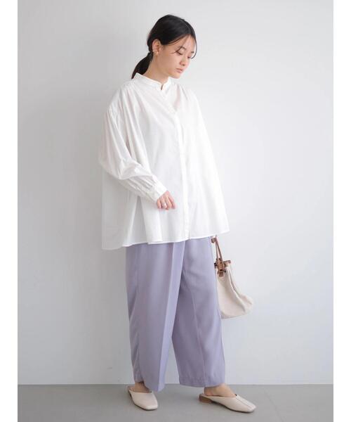 AMERICAN HOLIC（アメリカンホリック）の「センタータックドロストとろみパンツ　＊（その他パンツ・レディース・ブラック/パープル/グレイッシュベージュ/その他14・L/M）」の17枚目の写真