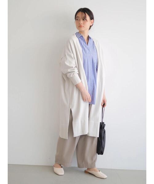 AMERICAN HOLIC（アメリカンホリック）の「センタータックドロストとろみパンツ　＊（その他パンツ・レディース・ブラック/パープル/グレイッシュベージュ/その他14・L/M）」の20枚目の写真