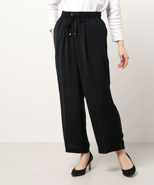 AMERICAN HOLIC（アメリカンホリック）の「センタータックドロストとろみパンツ　＊（その他パンツ・レディース・ブラック/パープル/グレイッシュベージュ/その他14・L/M）」の5枚目の写真