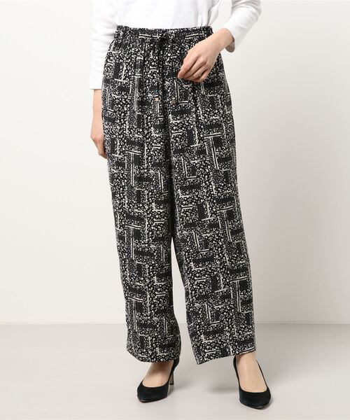 AMERICAN HOLIC（アメリカンホリック）の「センタータックドロストとろみパンツ　＊（その他パンツ・レディース・ブラック/パープル/グレイッシュベージュ/その他14・L/M）」の8枚目の写真