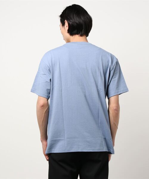 Lee（リー）の「【ユニセックス】ワンポイントロゴ刺繍 半袖Tシャツ（Tシャツ/カットソー・メンズ・ブラック/ベージュ/パープル/オフホワイト/ブルー/ベージュ系その他・SMALL/MEDIUM/LARGE/X-LARGE）」の14枚目の写真