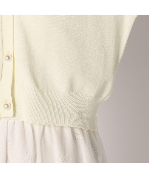 LODISPOTTO（ロディスポット）の「ビジューボタンＶネックカーディガン（カーディガン/ボレロ・レディース・ホワイト/ラベンダー/イエロー系その他/ブラック/ピンク・MEDIUM）」の13枚目の写真