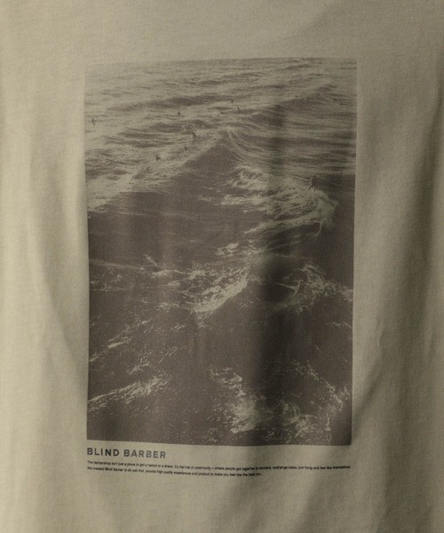 GLOBAL WORK（グローバルワーク）の「BLIND BARBERプリントT/940140（Tシャツ/カットソー・メンズ・ホワイト/ブラウン/グリーン・SMALL/MEDIUM/LARGE/X-LARGE）」の9枚目の写真