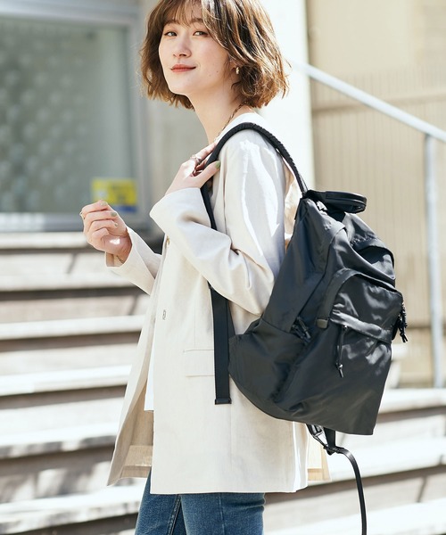 RIVE DROITE（リヴドロワ）の「ライトデイパック（バックパック/リュック・レディース・ブラック/ダークグレー・FREE）」の11枚目の写真
