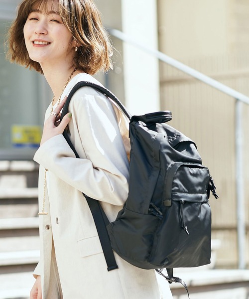 RIVE DROITE（リヴドロワ）の「ライトデイパック（バックパック/リュック・レディース・ブラック/ダークグレー・FREE）」の18枚目の写真