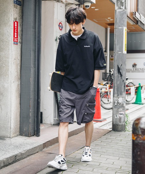 Rocky Monroe（ロッキーモンロー）の「ミリタリーイージーカーゴキャンプショーツ（カーゴパンツ・メンズ・ブラック/ブラウン/グレー/カーキ/ライトカーキ・M/L/XL）」の16枚目の写真