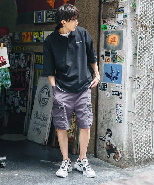 Rocky Monroe（ロッキーモンロー）の「ミリタリーイージーカーゴキャンプショーツ（カーゴパンツ・メンズ・ブラック/ブラウン/グレー/カーキ/ライトカーキ・M/L/XL）」の17枚目の写真
