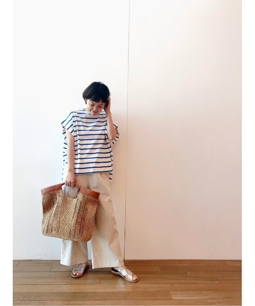 BEARDSLEY（ビアズリー）の「ボーダーフレンチ変形カットソー（T