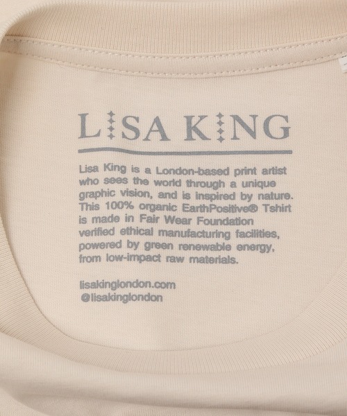 LISA KING(リサ キング)の「【LISA KING】IRIS(Tシャツ/カットソー・レディース・ホワイト・S)」の2枚目の写真