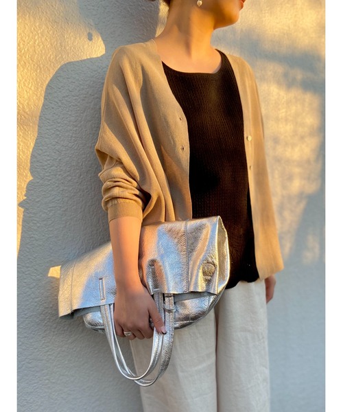 BEARDSLEY(ビアズリー)の「”MARCO MASI”トートバッグ(トートバッグ・レディース・シルバー・FREE)」の2枚目の写真