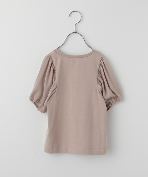 GLOBAL WORK（グローバルワーク）の「【キッズ】シャーベッTEEシアースリーブ/946971（Tシャツ/カットソー・キッズ・ライトピンク/ホワイト系その他2/ブラック・110cm/100cm/120cm/130cm/140cm/150cm/160cm）」の4枚目の写真