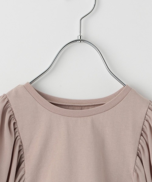 GLOBAL WORK（グローバルワーク）の「【キッズ】シャーベッTEEシアースリーブ/946971（Tシャツ/カットソー・キッズ・ライトピンク/ホワイト系その他2/ブラック・110cm/100cm/120cm/130cm/140cm/150cm/160cm）」の6枚目の写真